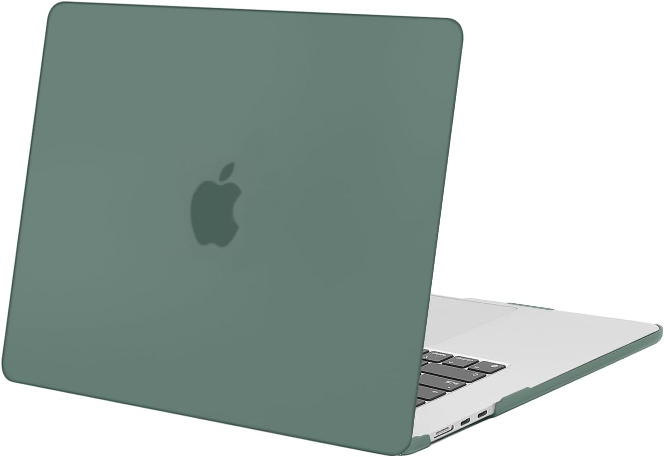 MacBook Air 15-Inch Case – Crystal Clear Hard Shell Cover (M4/M3/M2, 2023–2025 Models)