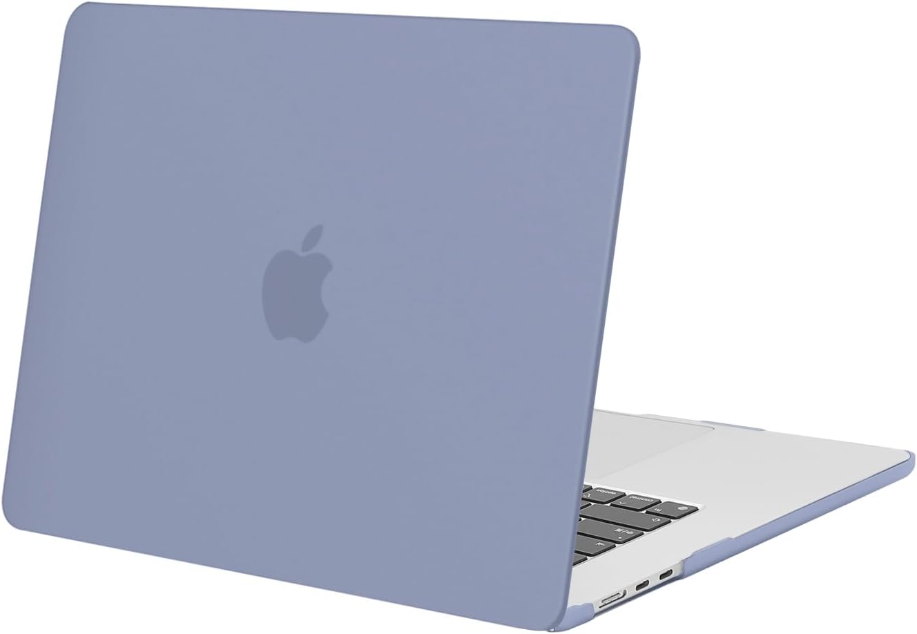 MacBook Air 15-Inch Case – Crystal Clear Hard Shell Cover (M4/M3/M2, 2023–2025 Models)