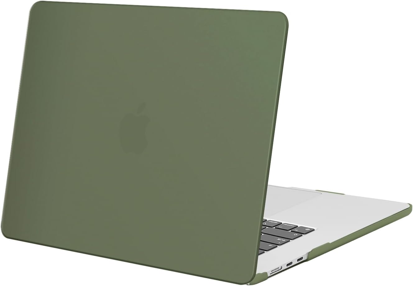 MacBook Air 15-Inch Case – Crystal Clear Hard Shell Cover (M4/M3/M2, 2023–2025 Models)