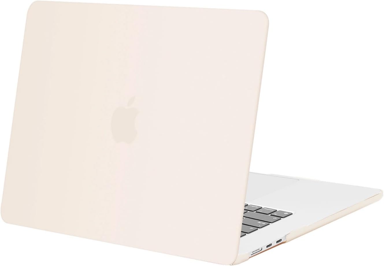MacBook Air 15-Inch Case – Crystal Clear Hard Shell Cover (M4/M3/M2, 2023–2025 Models)