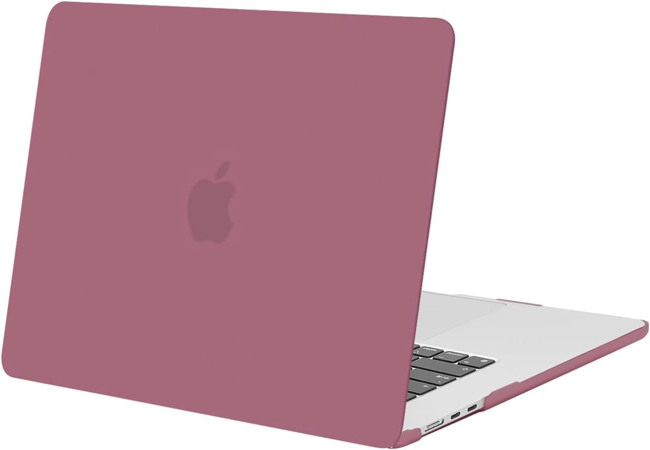 MacBook Air 15-Inch Case – Crystal Clear Hard Shell Cover (M4/M3/M2, 2023–2025 Models)