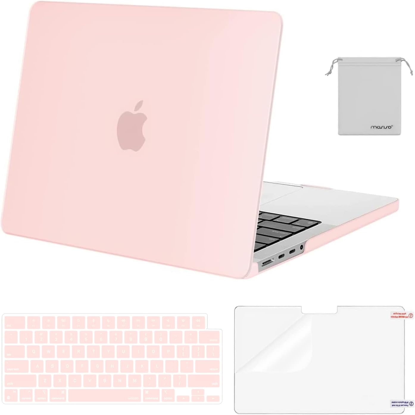 MacBook Pro 14-Inch Case – Hard Shell + Keyboard Cover, Screen Protector & Pouch (M4/M3/M2/M1, 2021–2025)