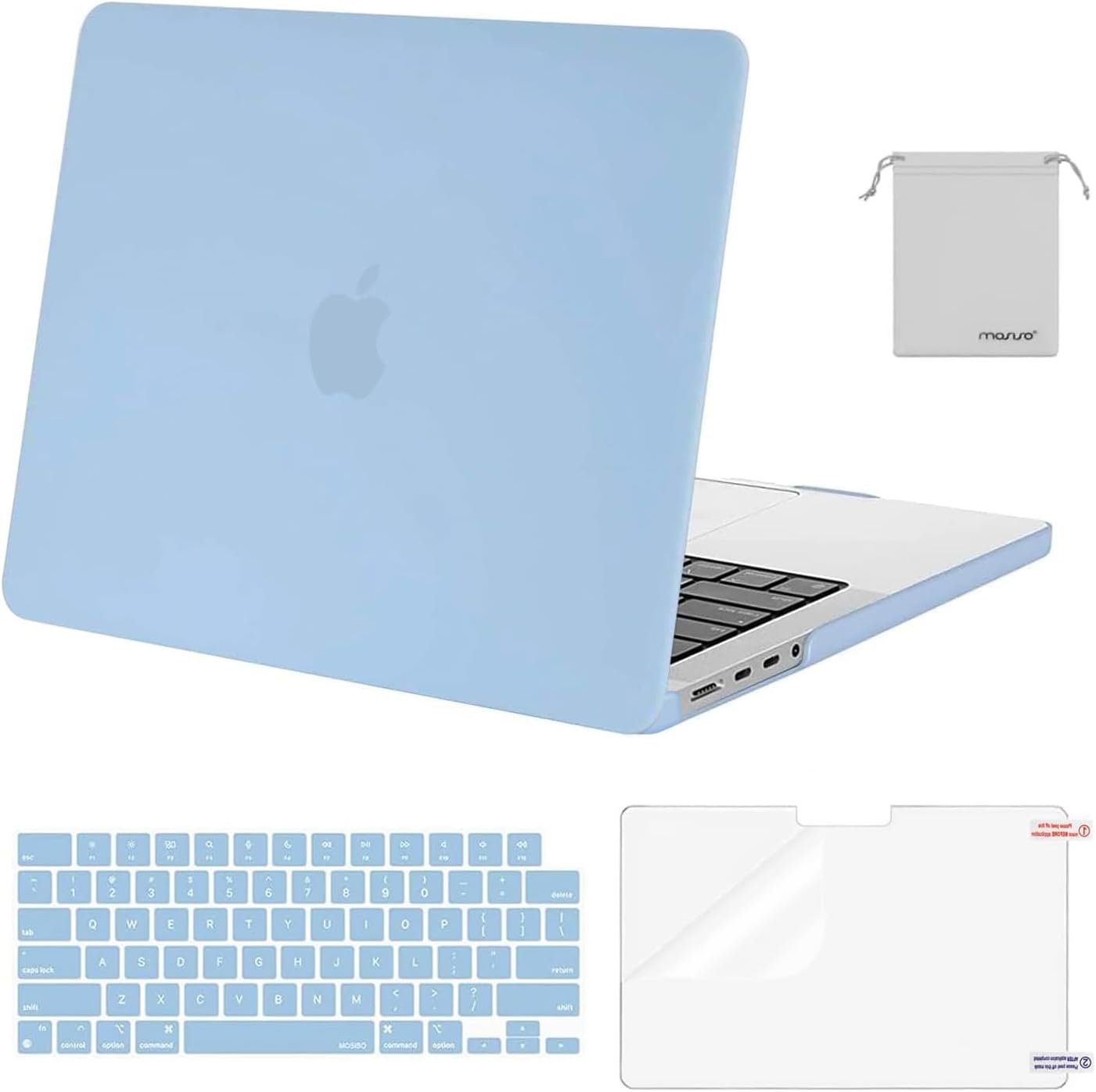 MacBook Pro 14-Inch Case – Hard Shell + Keyboard Cover, Screen Protector & Pouch (M4/M3/M2/M1, 2021–2025)