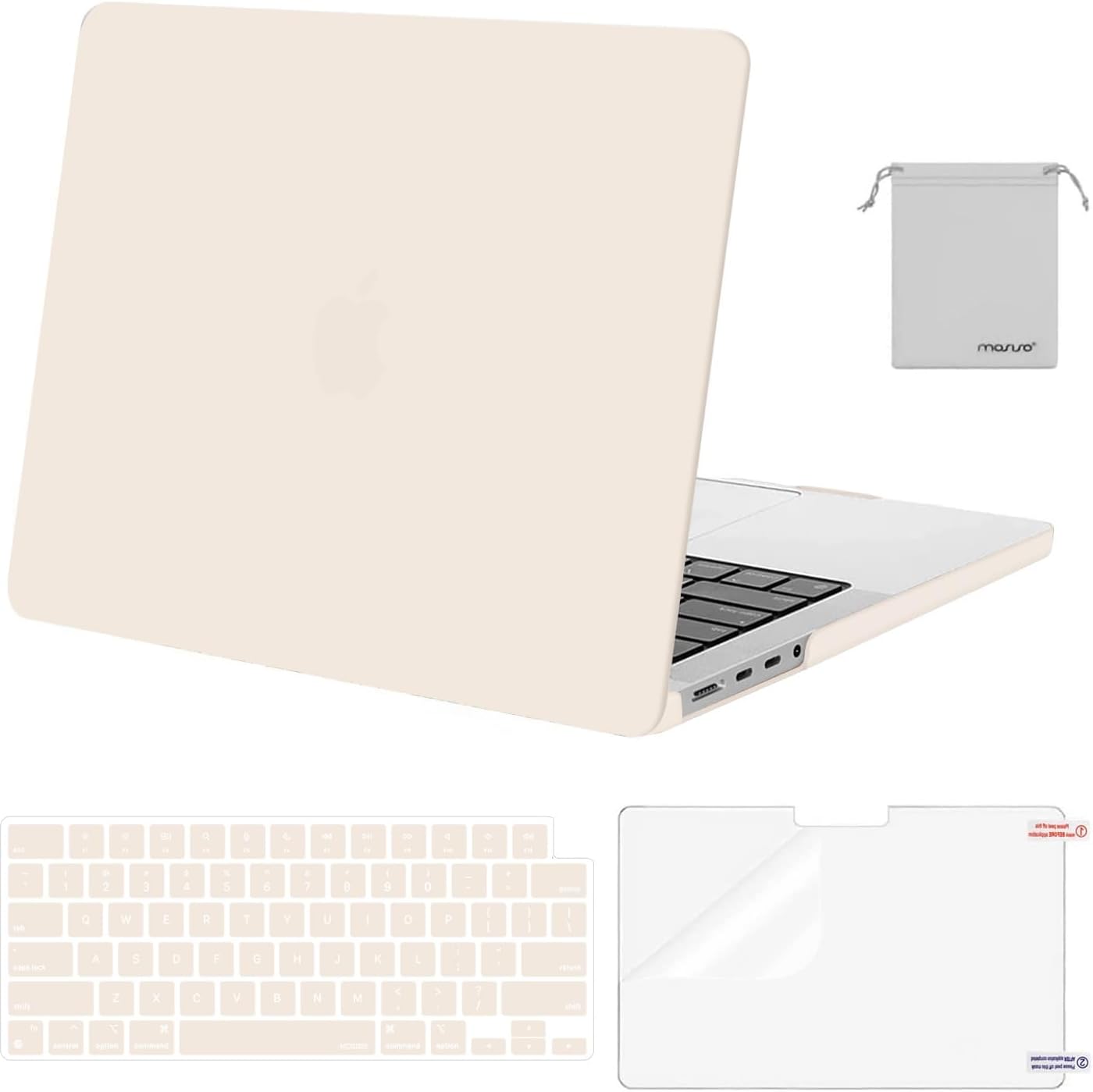 MacBook Pro 14-Inch Case – Hard Shell + Keyboard Cover, Screen Protector & Pouch (M4/M3/M2/M1, 2021–2025)