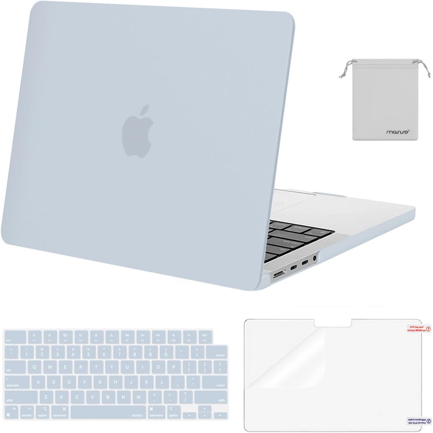 MacBook Pro 14-Inch Case – Hard Shell + Keyboard Cover, Screen Protector & Pouch (M4/M3/M2/M1, 2021–2025)