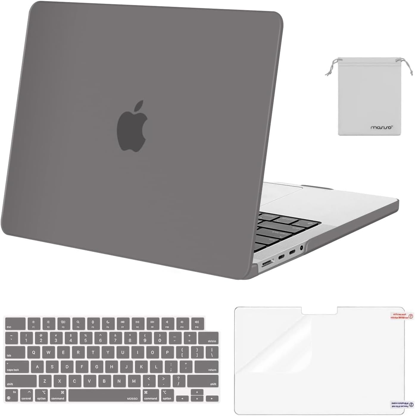 MacBook Pro 14-Inch Case – Hard Shell + Keyboard Cover, Screen Protector & Pouch (M4/M3/M2/M1, 2021–2025)