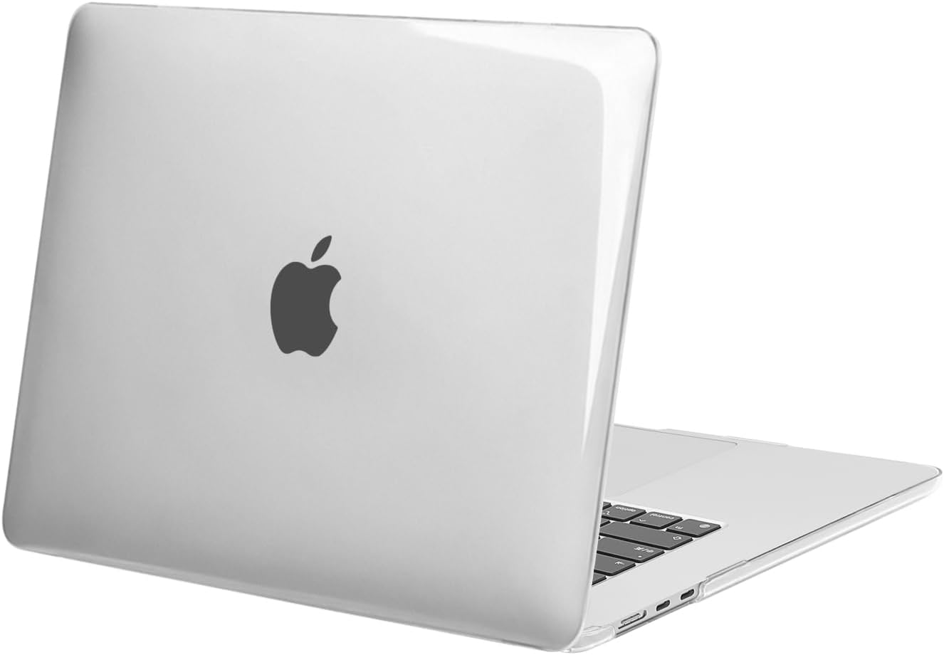 MacBook Air 15-Inch Case – Crystal Clear Hard Shell Cover (M4/M3/M2, 2023–2025 Models)