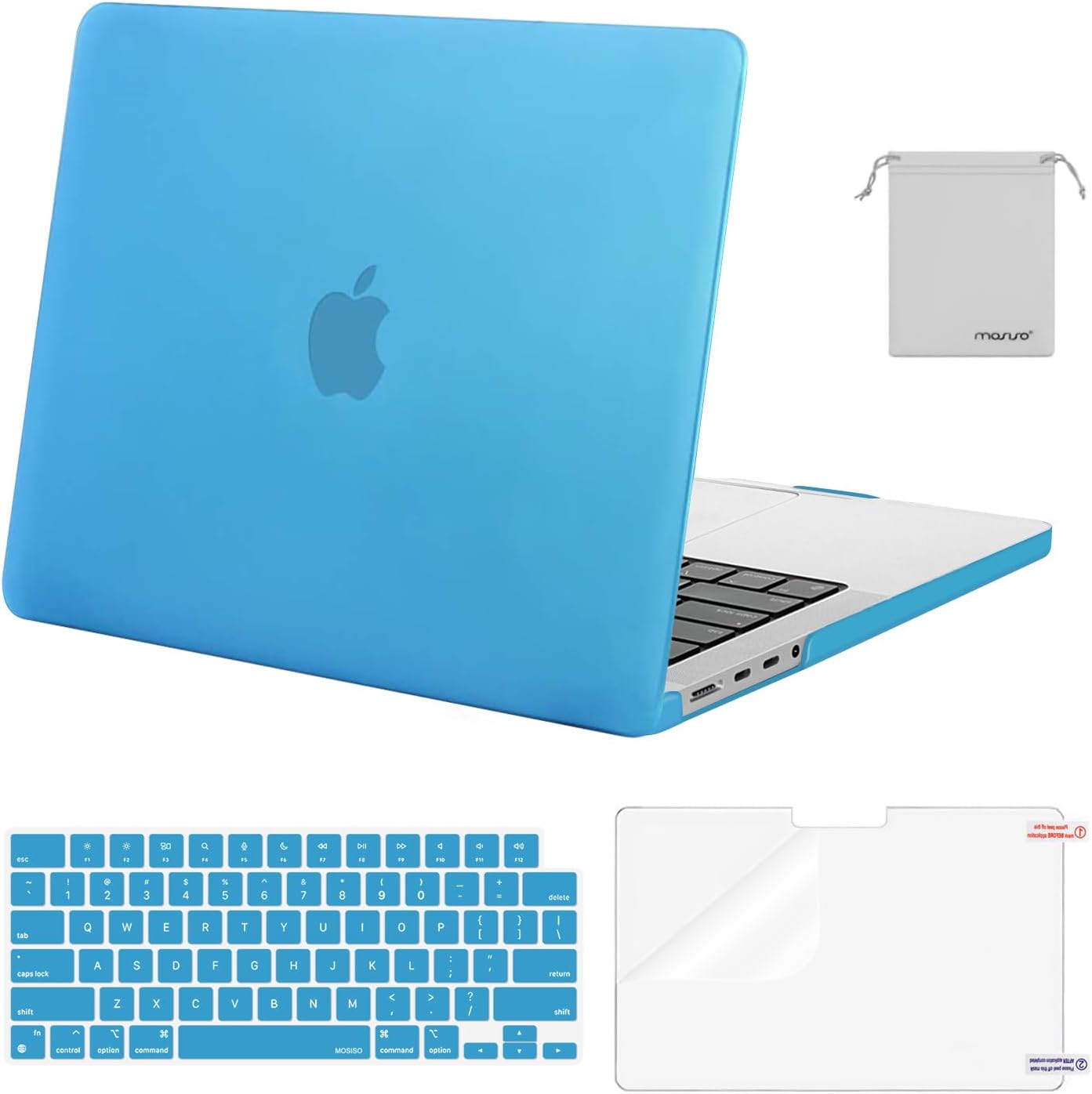 MacBook Pro 14-Inch Case – Hard Shell + Keyboard Cover, Screen Protector & Pouch (M4/M3/M2/M1, 2021–2025)
