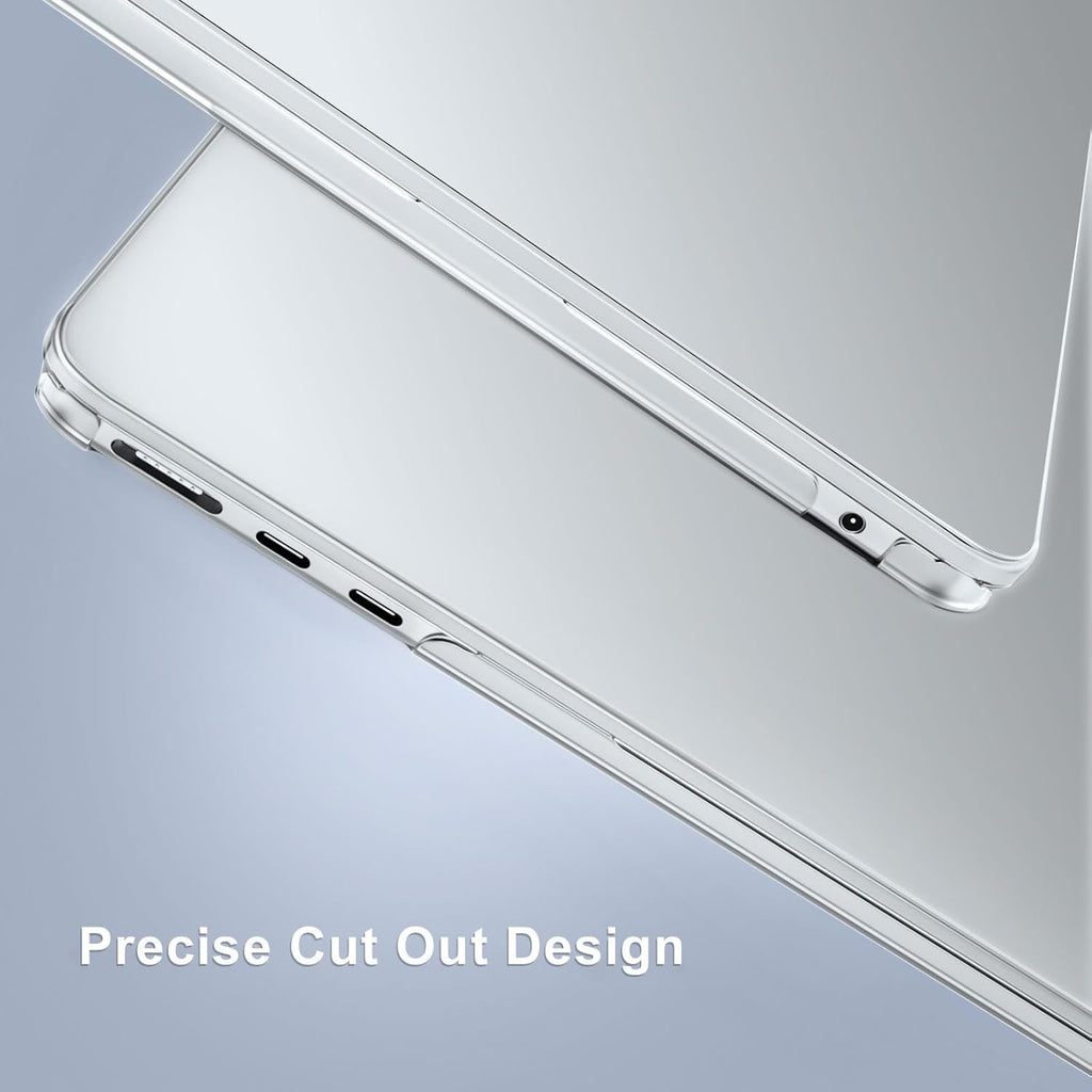 MacBook Air 15-Inch Case – Crystal Clear Hard Shell Cover (M4/M3/M2, 2023–2025 Models)