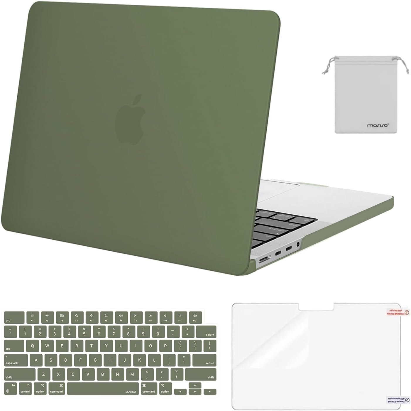 MacBook Pro 14-Inch Case – Hard Shell + Keyboard Cover, Screen Protector & Pouch (M4/M3/M2/M1, 2021–2025)