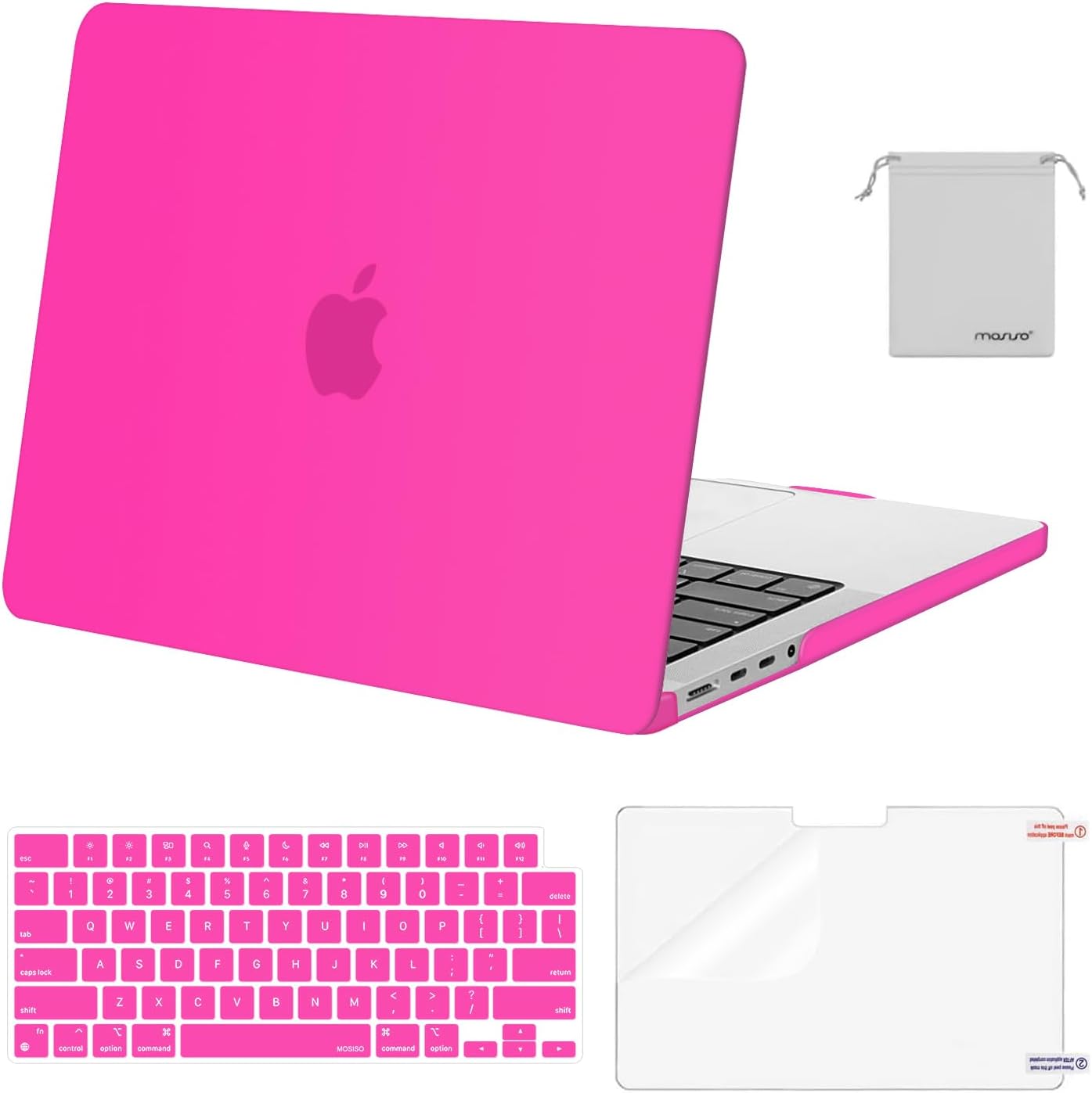 MacBook Pro 14-Inch Case – Hard Shell + Keyboard Cover, Screen Protector & Pouch (M4/M3/M2/M1, 2021–2025)