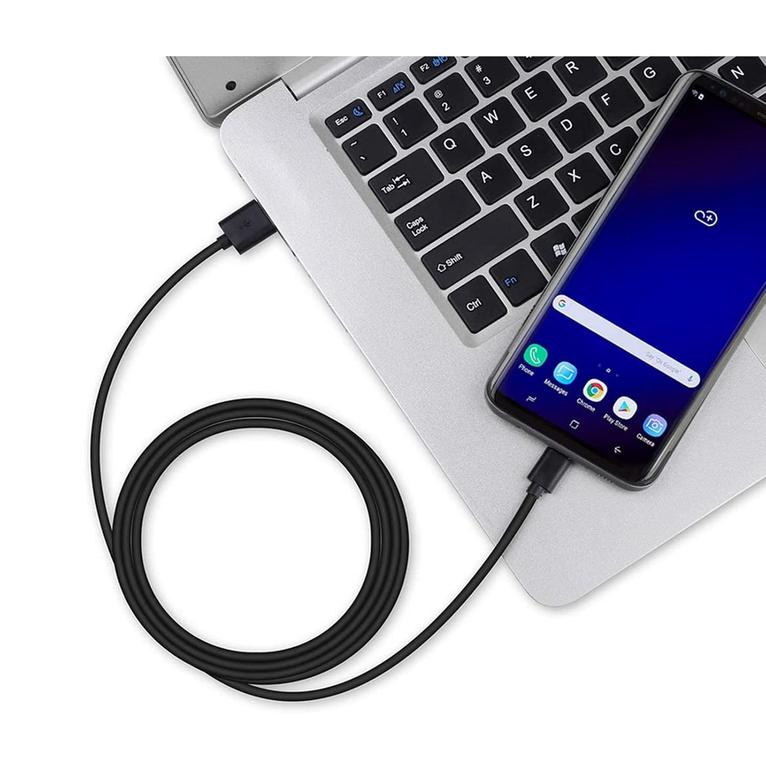USB-C Charger Cable 10-Pack (3FT) – Bulk Fast Charging Type-C Phone Cords in Black