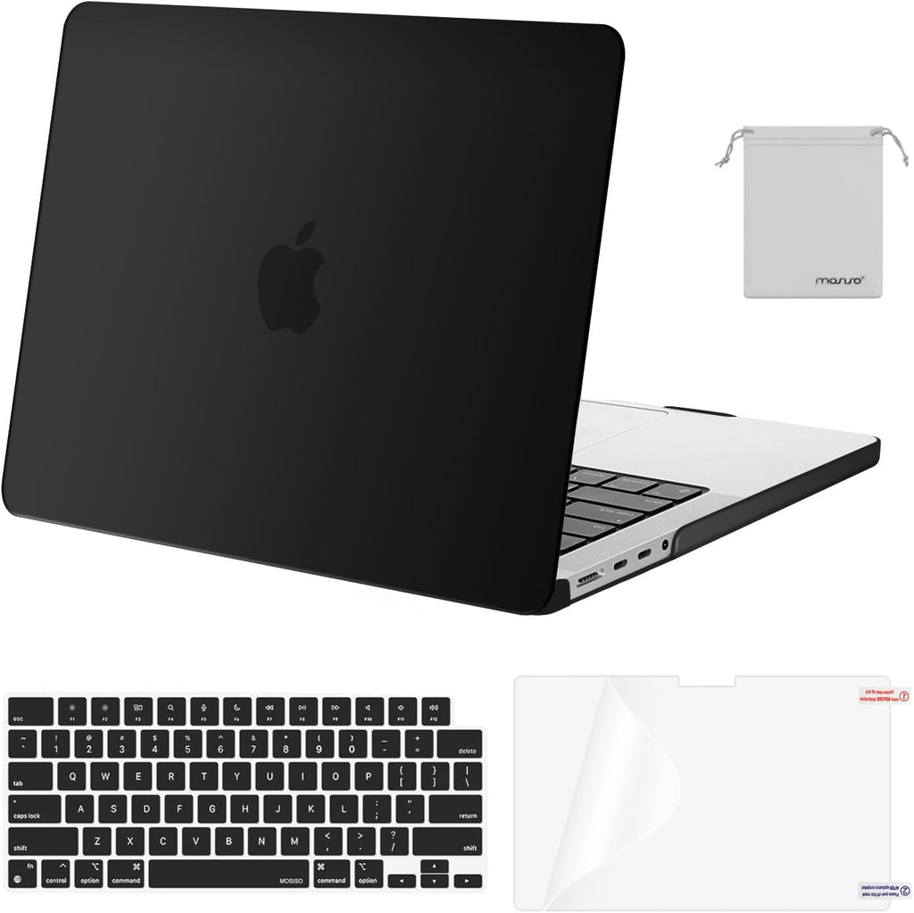 MacBook Pro 14-Inch Case – Hard Shell + Keyboard Cover, Screen Protector & Pouch (M4/M3/M2/M1, 2021–2025)