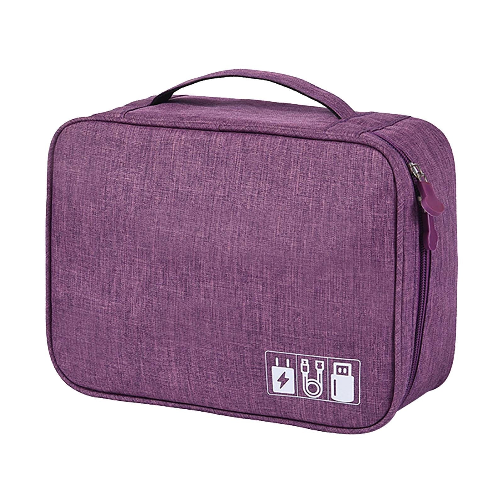 Portable Cable Organizer Bag Travel Electronics Organizer Storage Electronic Accessories Case for Cord Phone Charger Flash Drive Travel Tech Storage Bag