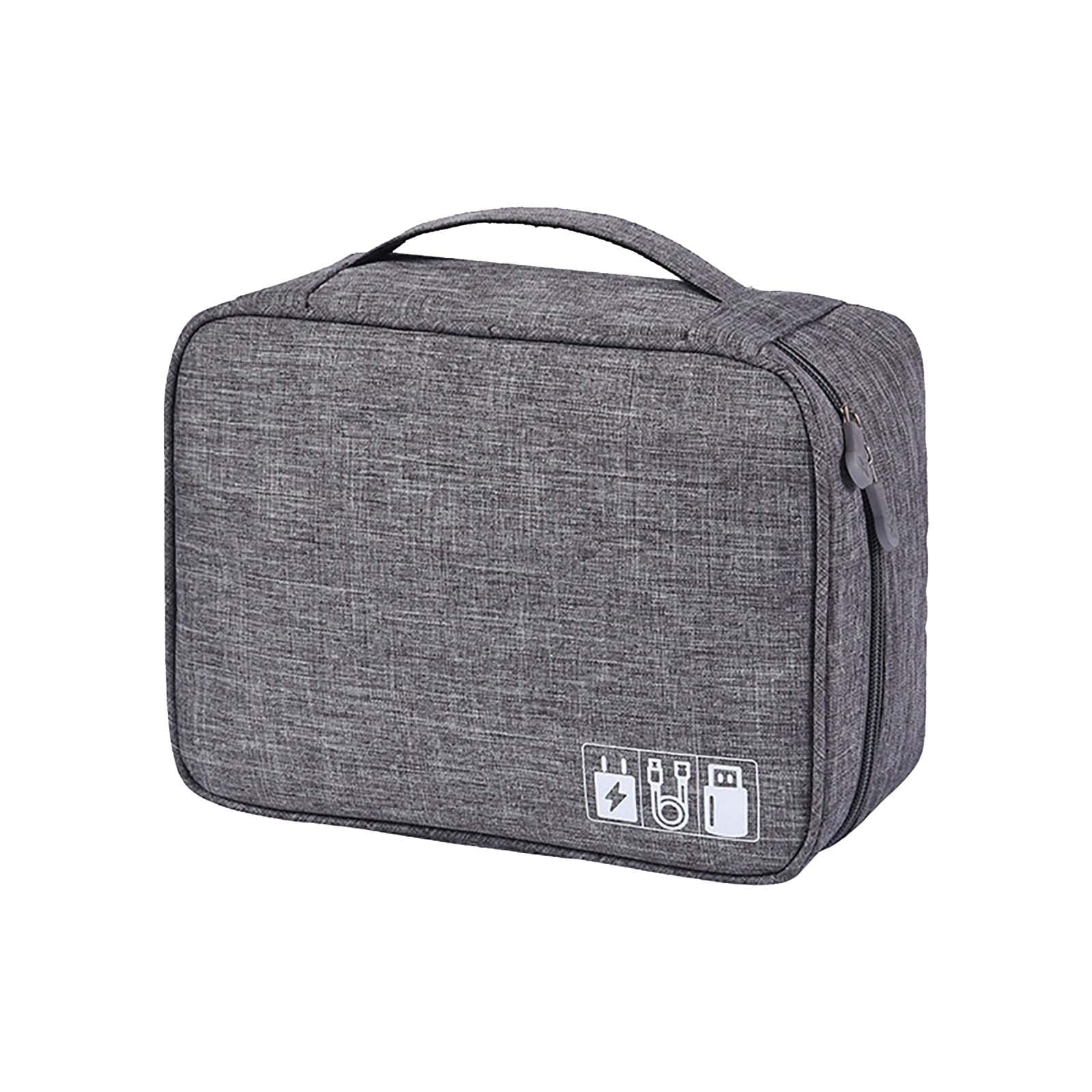 Portable Cable Organizer Bag Travel Electronics Organizer Storage Electronic Accessories Case for Cord Phone Charger Flash Drive Travel Tech Storage Bag